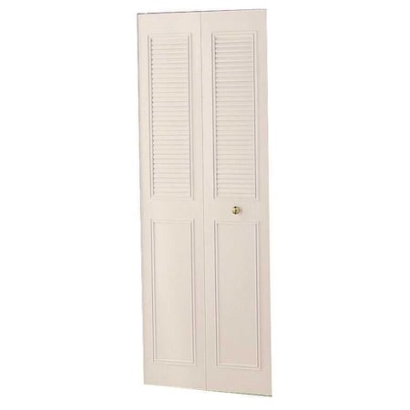 Dunbarton THE CLASSIC METAL BI-FOLD DOOR, BRIGHT WHITE, 2 PANEL, 36X80 IN 3068CLSCMNBBW